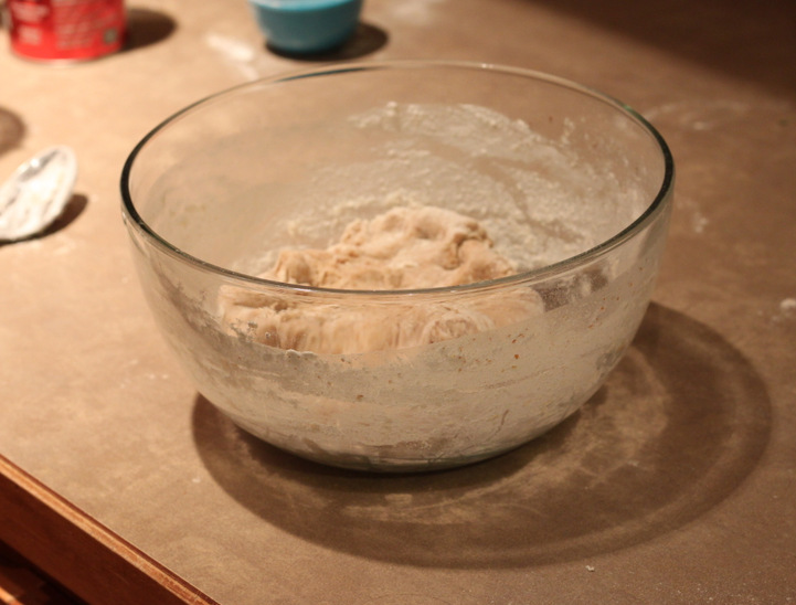 vegan cinnamon rolls vegan cinnamon bun dough in a glass bowl
