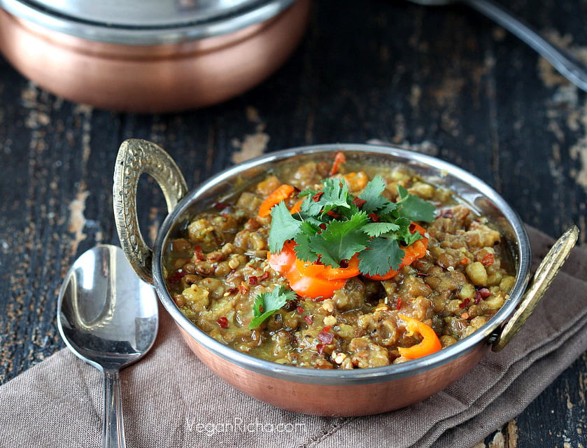 Broccoli Dal/Dahl. Mung Bean and Red Lentil Stew with Broccoli