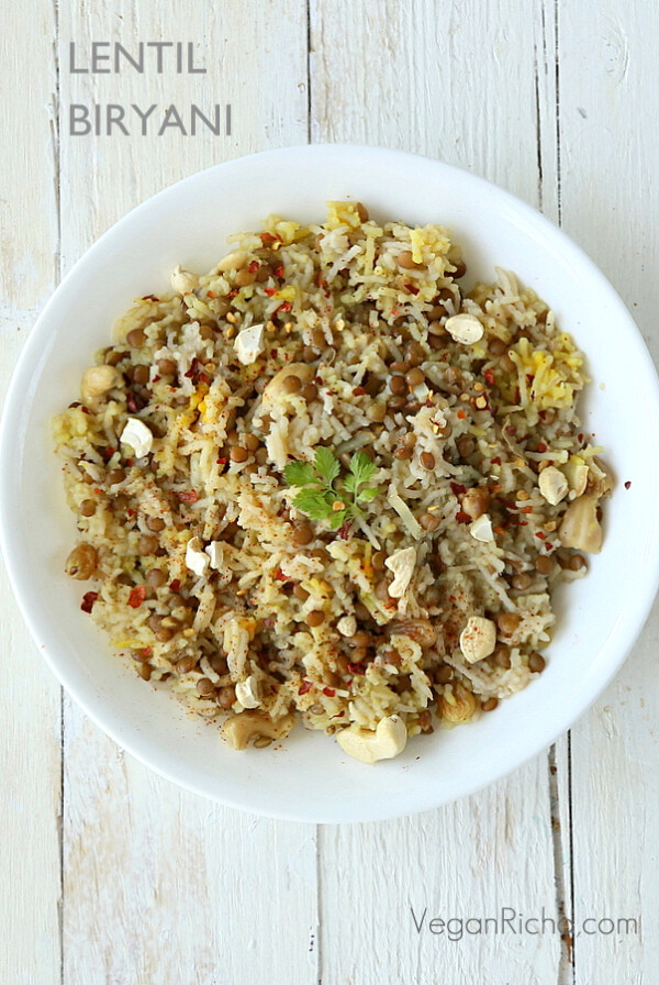 Lentil Biryani
