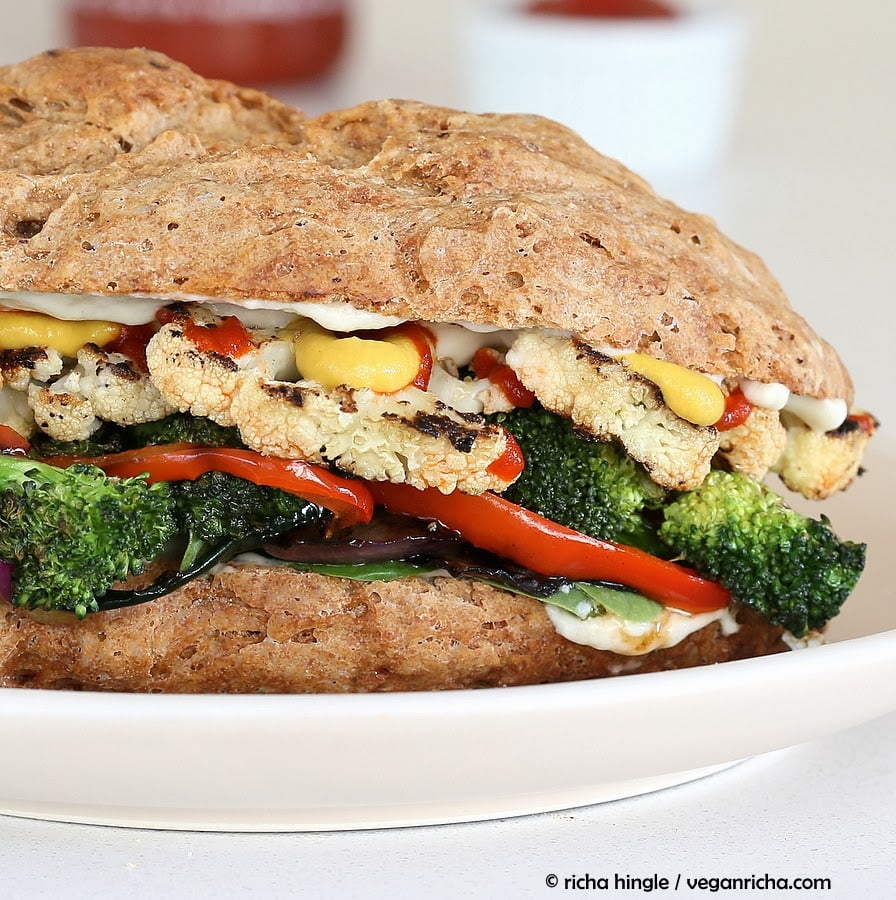 vegetable sandwich vegan grilled vegetable sandwich with sriracha mayo on a healthy almond flour bun