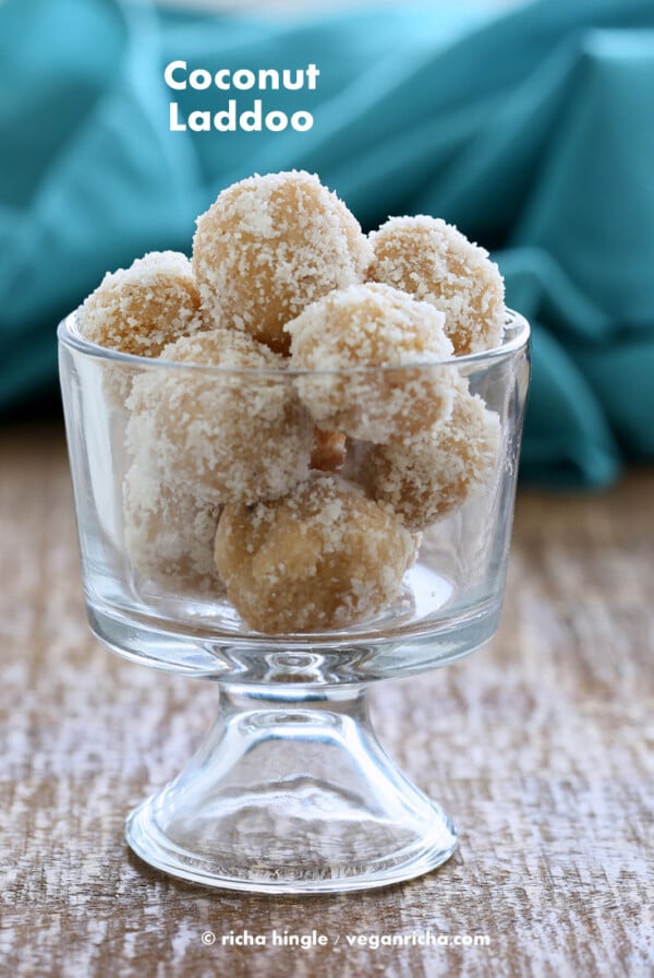 Coconut Ladoo | Vegan Richa #glutenfree #veganricha #vegan
