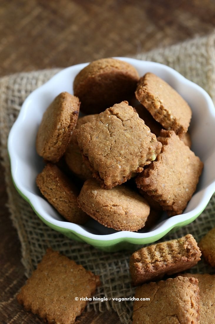 Vegan Gluten free Shortbread Cookies | Vegan Richa