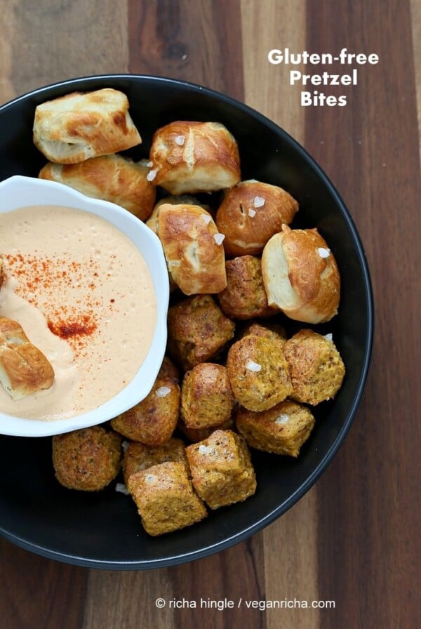 Gluten free Vegan Pretzel Bites | Vegan Richa #glutenfree #veganricha #vegan