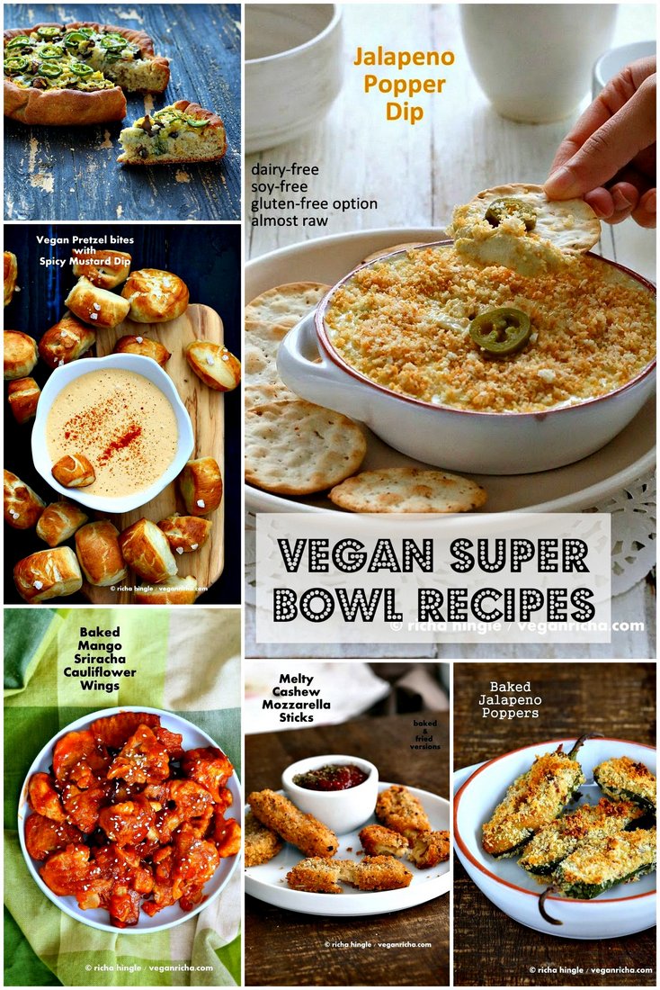 Healthy Vegan Super bowl Recipes | Vegan Richa