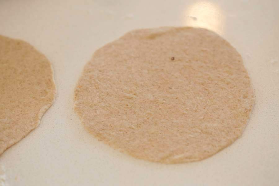 vegan yeast free flatbread