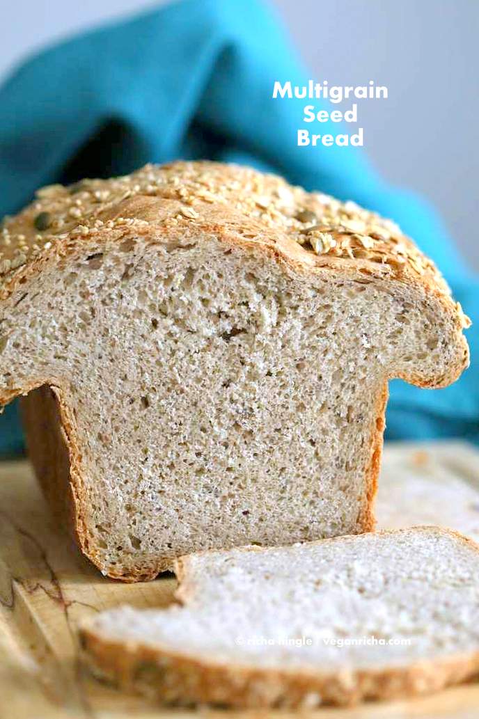 Whole Grain Seed Bread Recipe | Vegan Richa