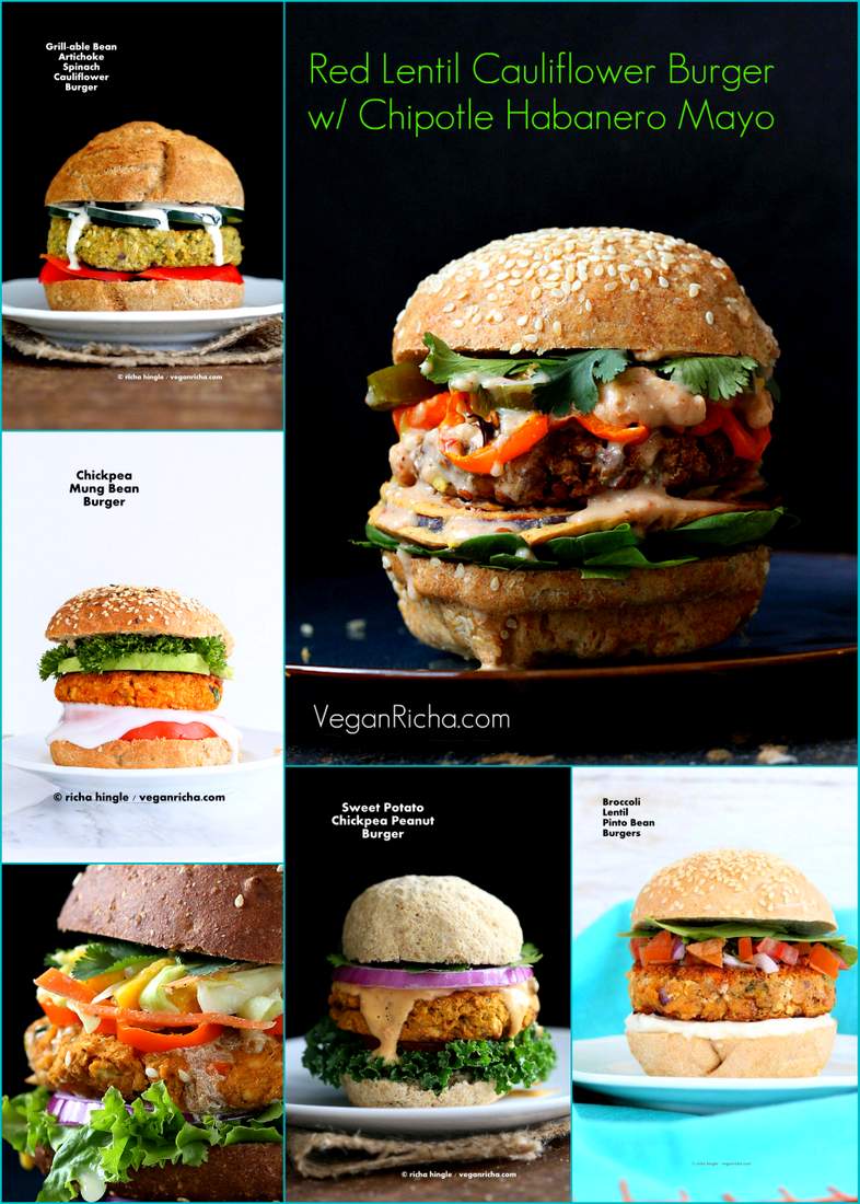 Vegan Father's Day Burger Recipes | Vegan Richa