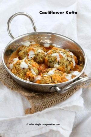 Vegan Cauliflower Kofta Curry