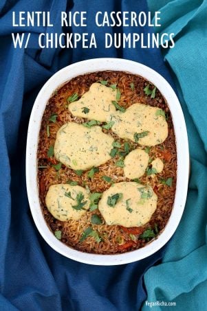 Lentil Rice Casserole #vegan #veganricha #glutenfree