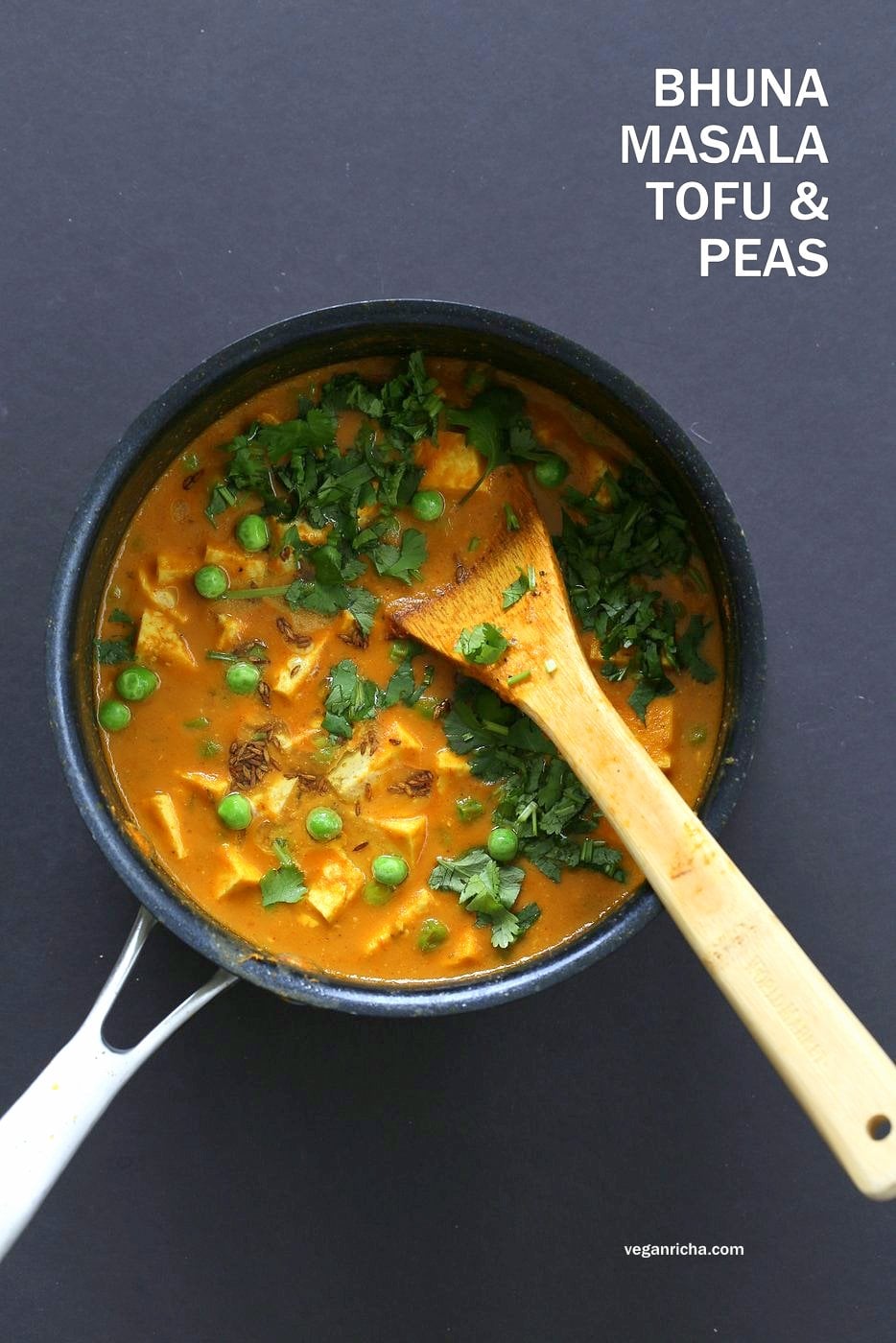 Easy Bhuna Masala Sauce for Indian curries. 1 Pot 30 Minute Masala Sauce. Bhuna means roasted. Use this roasted masala simmer sauce for quick curries. Add non dairy milk or cashew cream or yogurt. #Vegan #Glutenfree #Recipe #VeganRicha | VeganRicha.com