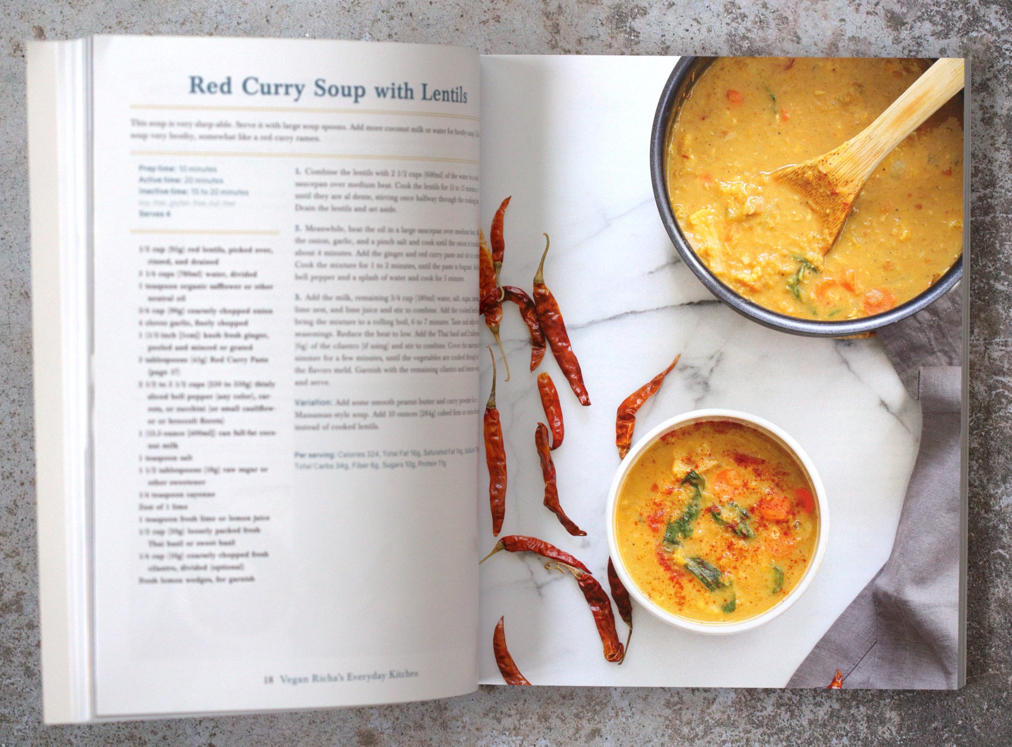 Red Curry with Lentils and Veggies from Vegan Richa's Everyday Kitchen