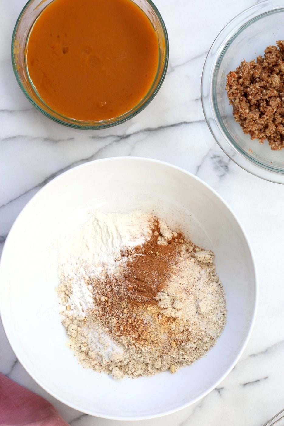 Vegan Gluten free Coffee Cake - Simple Fall Sweet Potato Pecan Crumb Cake with Pumpkin pie spices. Warm Cozy slice of cake. Gluten-free Soy-free Recipe. | VeganRicha.com