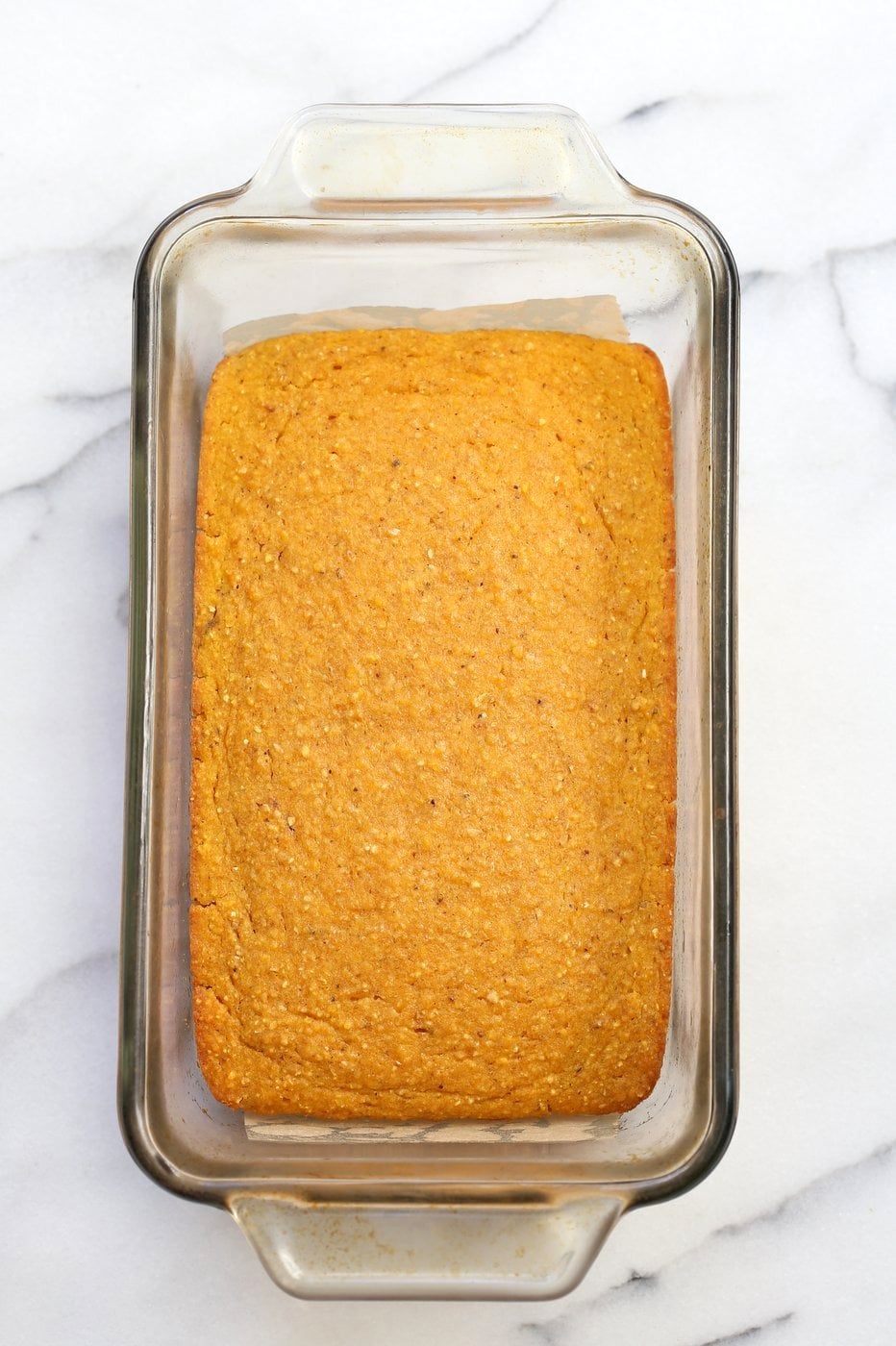 1 Bowl Vegan Pumpkin Corn bread with a few ingredients. Spiced, lightly sweet and great with soups, chilis or on its own with vegan butter and maple syrup or make sandwiches with it. #Vegan #Soyfree #Recipe. #veganricha | VeganRicha.com