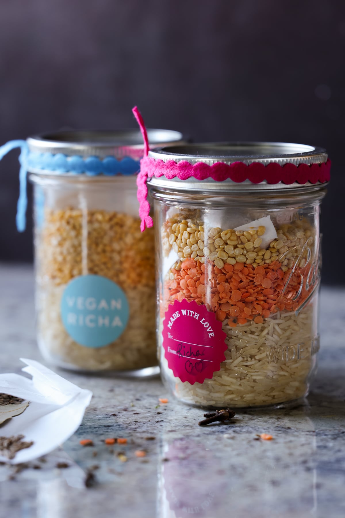 jars of khichdi mix