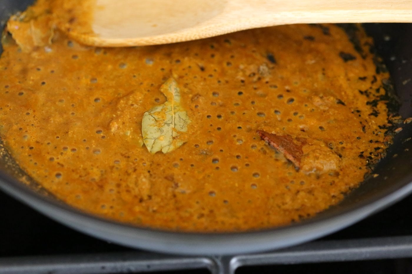 Vegetable Korma - Veggies in Spiced Ginger Chile Sauce. Creamy Indian Korma Recipe made without Onion and garlic. Vegan Indian Gluten-free Soy-free Can be made nut-free. No Onion No Garlic Recipe. #vegan #veganricha