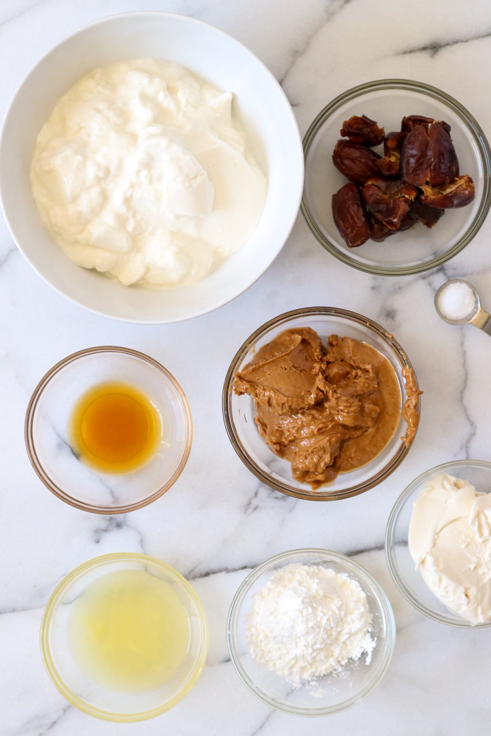Ingredients for our Baked Vegan Cheesecake Recipe