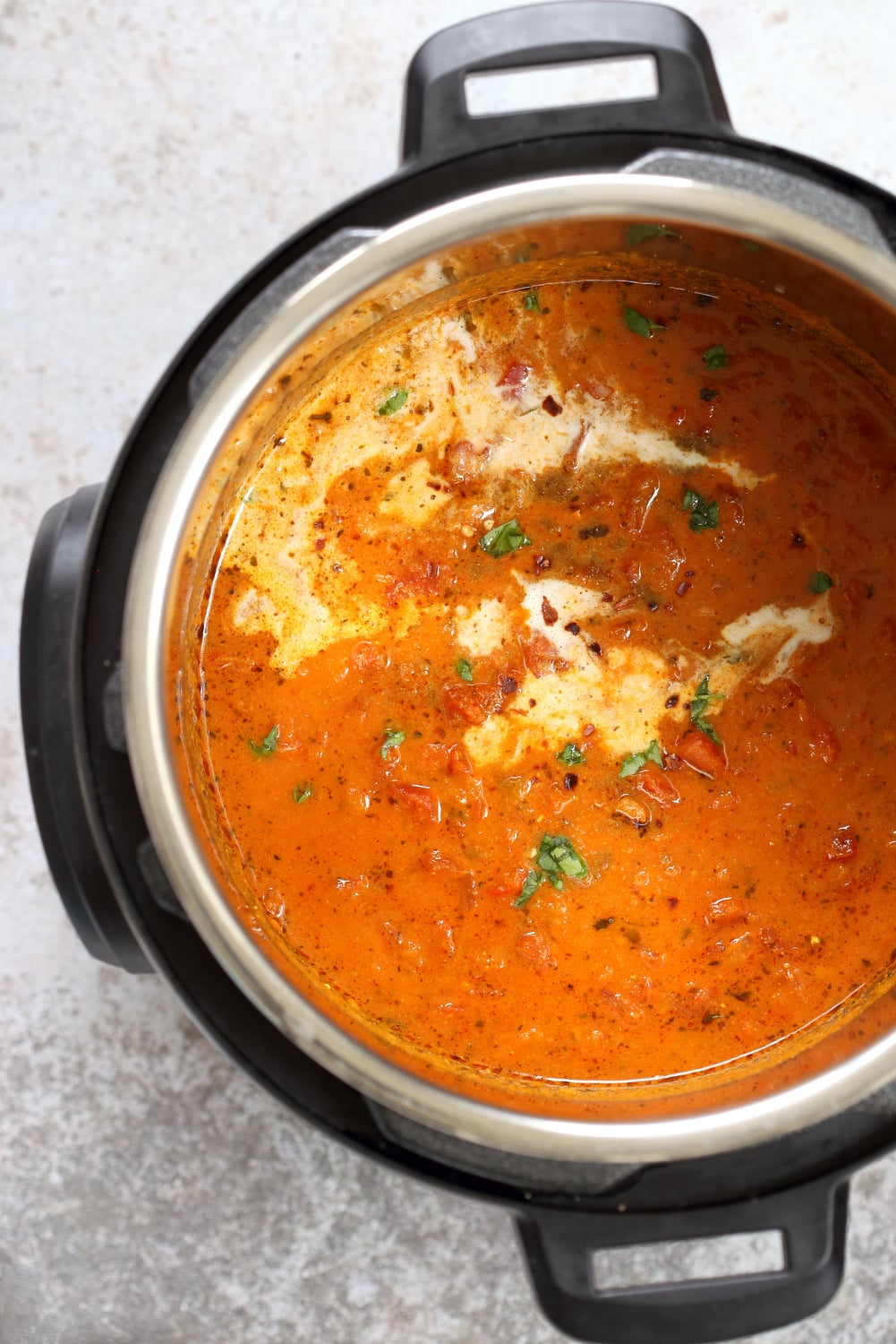 Instant Pot Tikka Masala - #Vegan Tikka Masala Sauce Recipe. Easy Tikka masala sauce, made in a Pressure Cooker. Saucepan option. Add veggies, tofu, chickpeas, vegan chickin subs. #Glutenfree #Soyfree #Nutfreeย #recipe #VeganRicha
