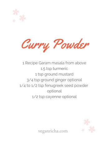 Homemade Spice Mixes for Gifts! Fresh spice blends take the meal from eh to wow. Gift these homemade mixes like garam masala, curry powder, cajun spice, pumpkin pie spice and more. Vegan Glutenfree Recipe