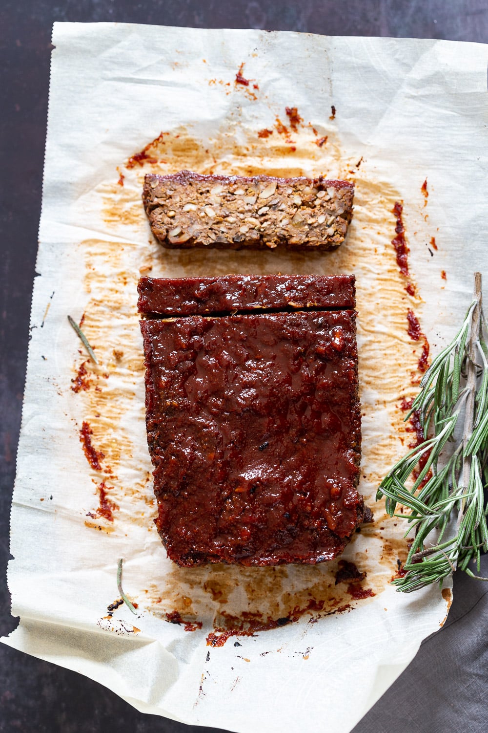 This Vegan Meatloaf is flavorful, decadent, nutty and great for anyone wanting a no bean/lentil loaf. Use nuts of choice. #Vegan #Recipe #VeganRicha . Can be Glutenfree