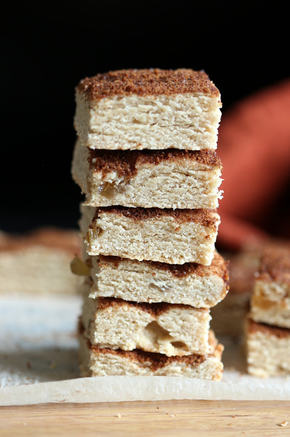 These Vegan Snickerdoodle Bars need 1 Bowl and 30 mins. Easy Snickerdoodle cookie bars short bread like, cinnamony and delicious. Glutenfree option. #vegan #recipe #snickerdoodlebars #veganRicha