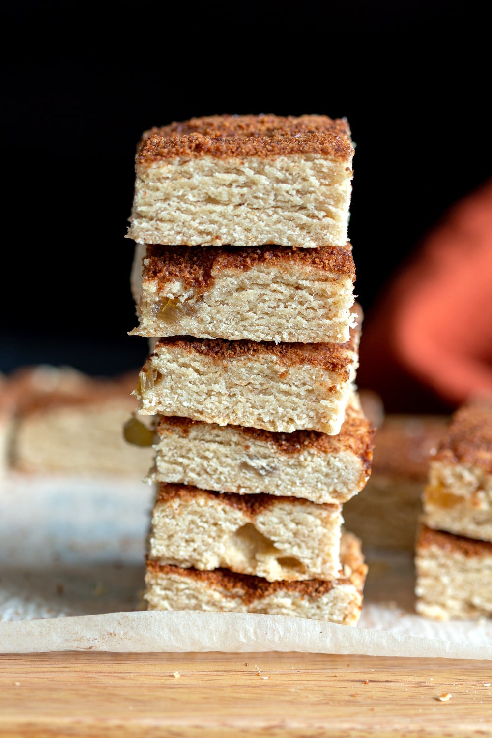These Vegan Snickerdoodle Bars need 1 Bowl and 30 mins. Easy Snickerdoodle cookie bars short bread like, cinnamony and delicious. Glutenfree option. #vegan #recipe #snickerdoodlebars #veganRicha