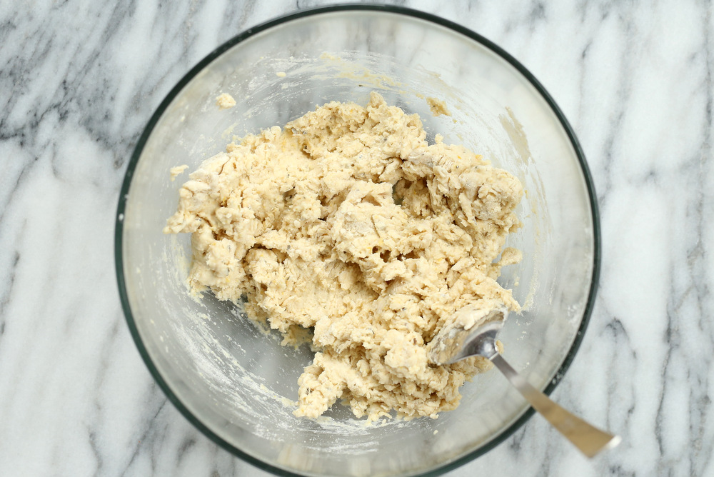Biscuit dough for Creamed spinach