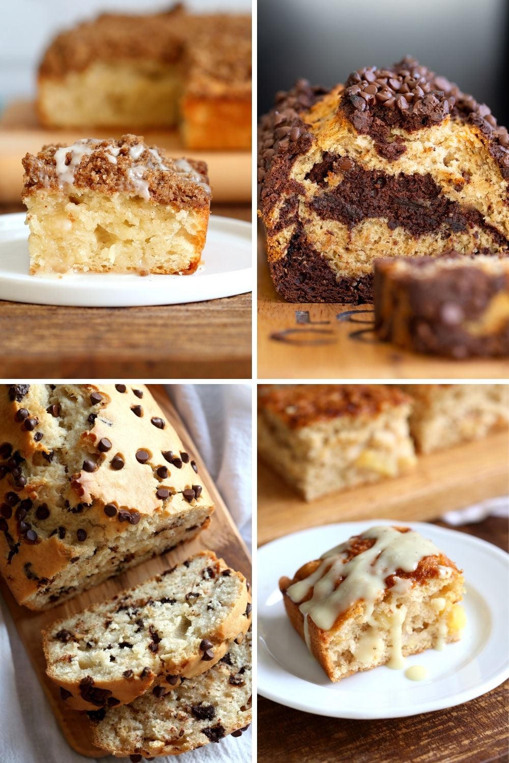 eggless cake a picture collage of different simple eggless bakes
