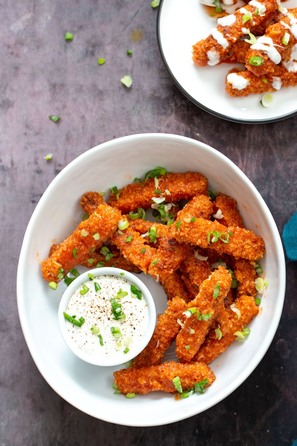 tofu wings vegan crispy baked firecracker tofu wings served with a vegan ranch dip