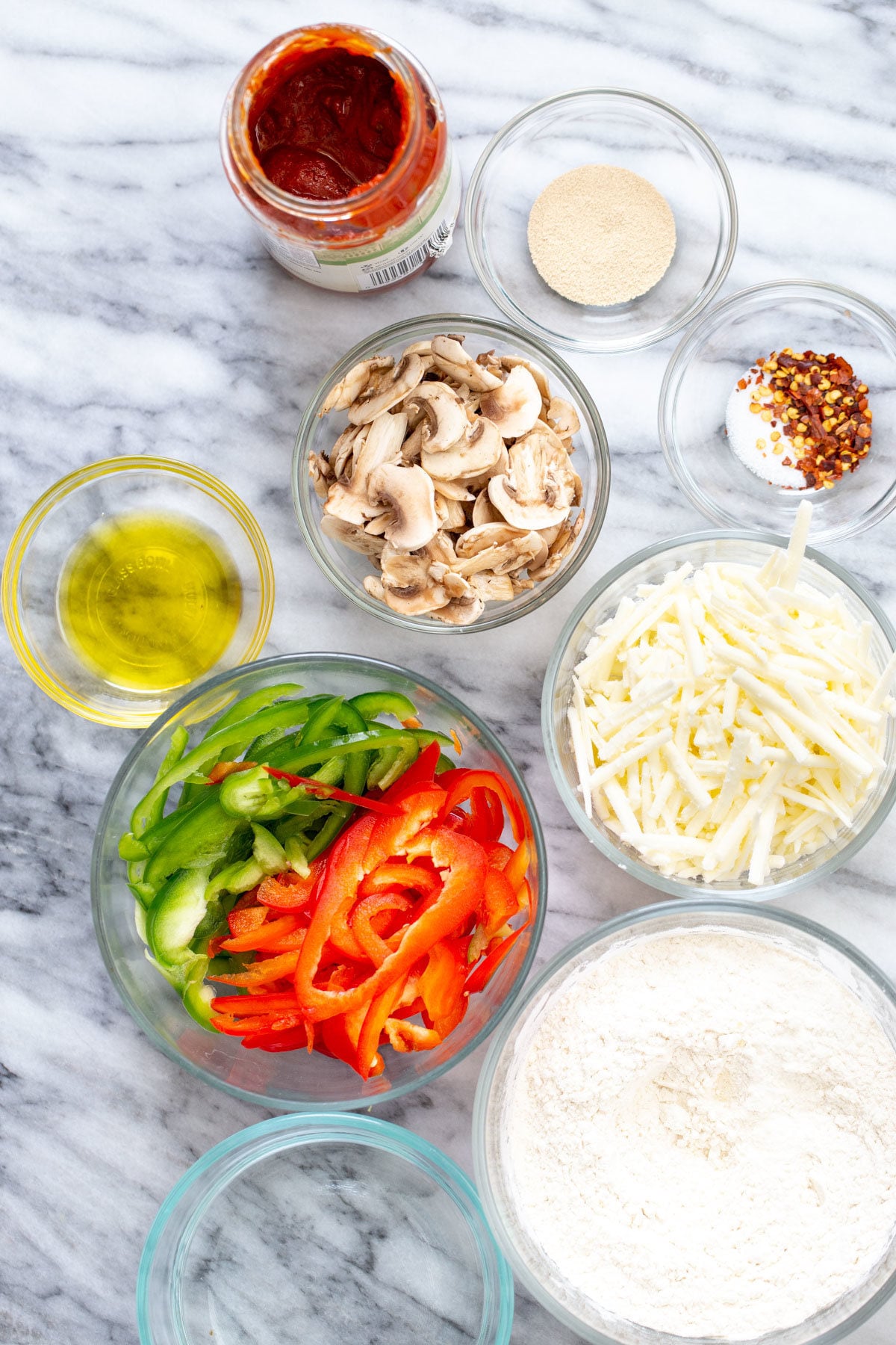 pizza waffles ingredients needed for making vegan pizza waffles