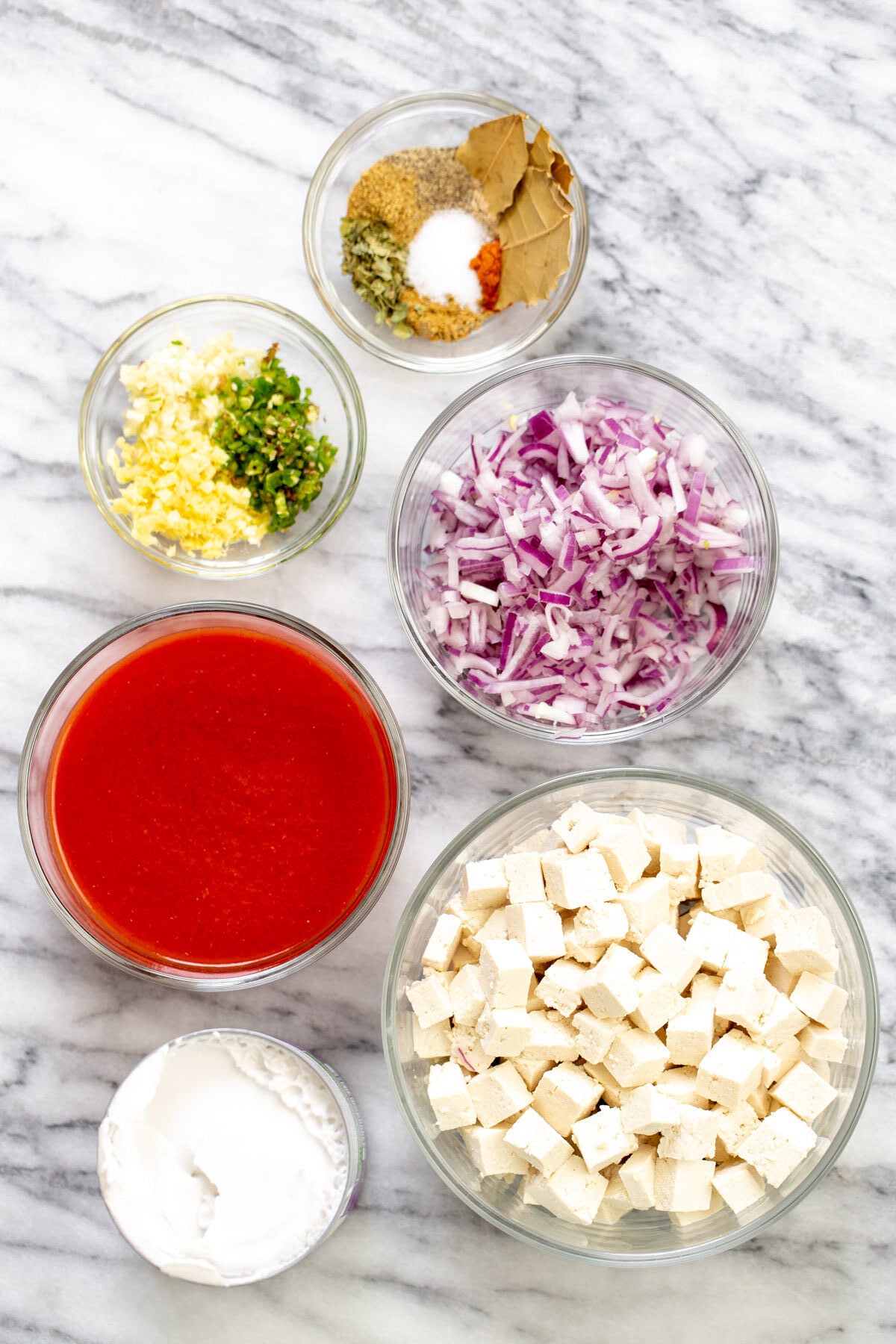 baked tofu curry ingredients needed for making baked tofu curry