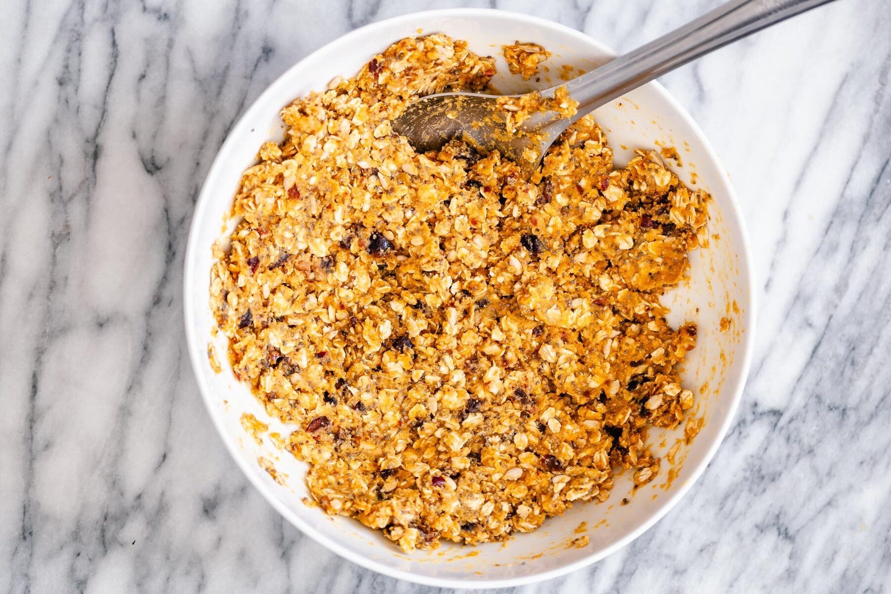 pumpkin breakfast cookies pumpkin breakfast cookie dough in a bowl
