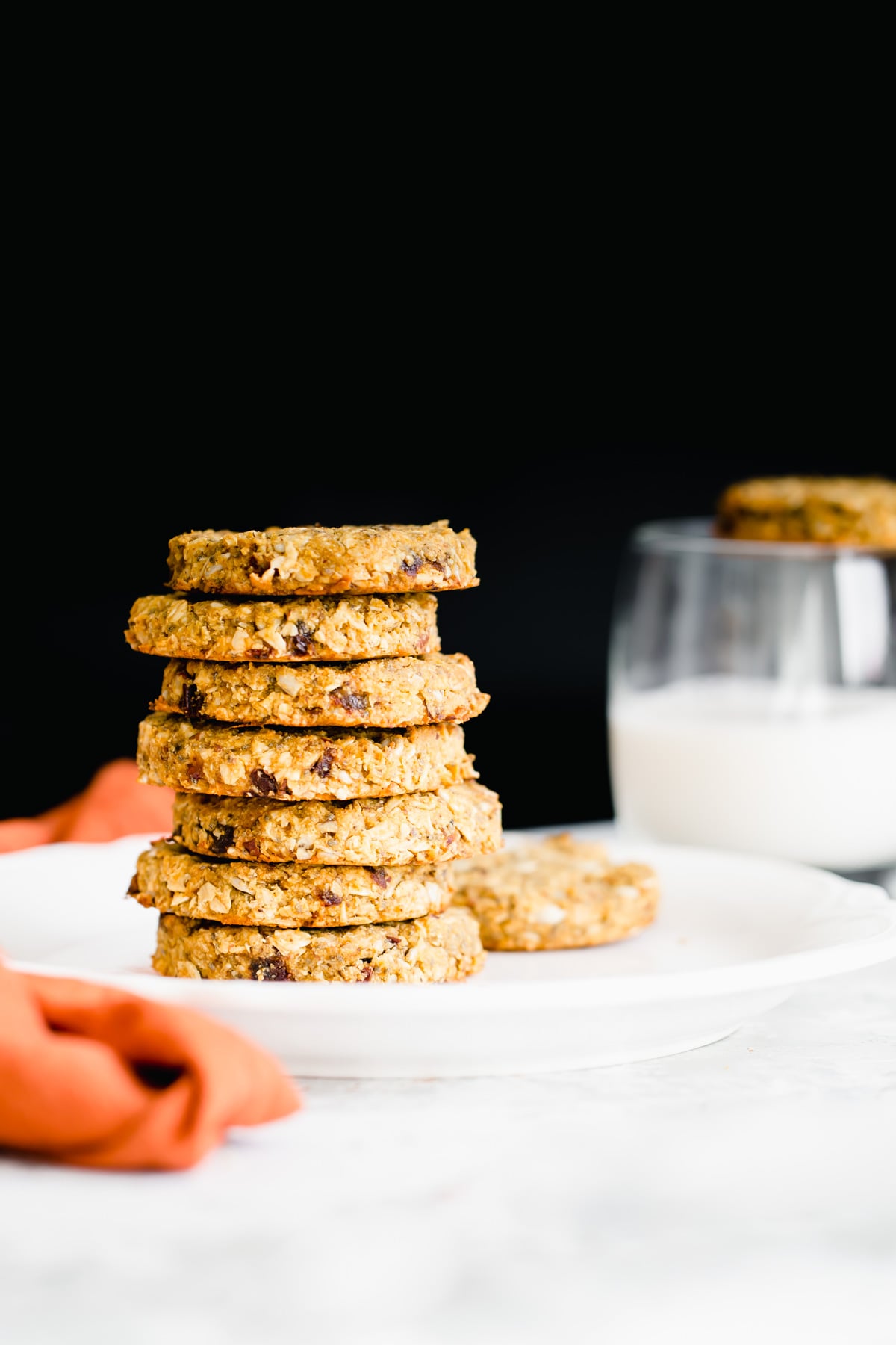 pumpkin breakfast cookies a stack of healthy pumpkin breakfast cookies