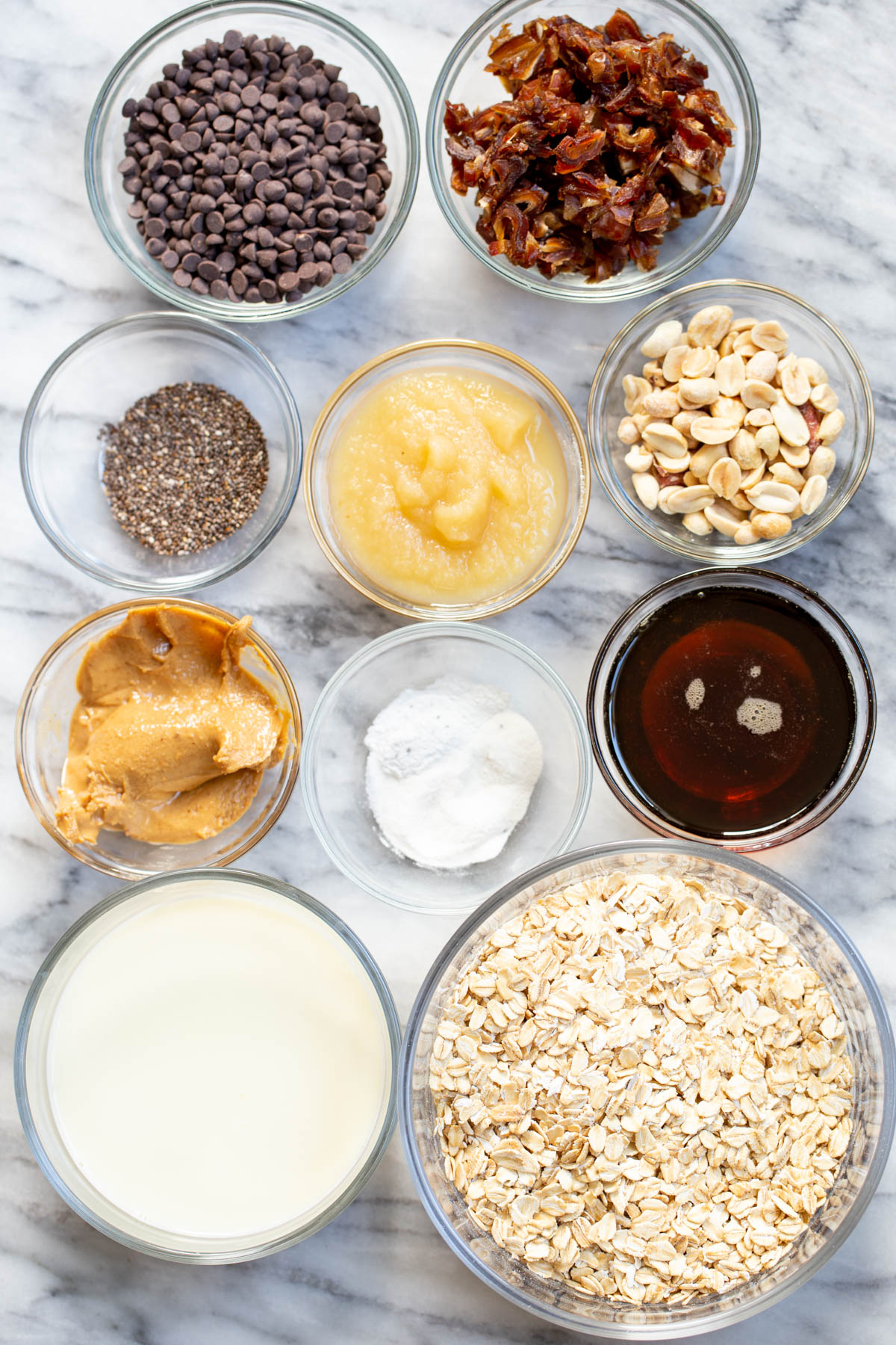 snickers baked oatmeal ingredients needed for making snickers baked oatmeal