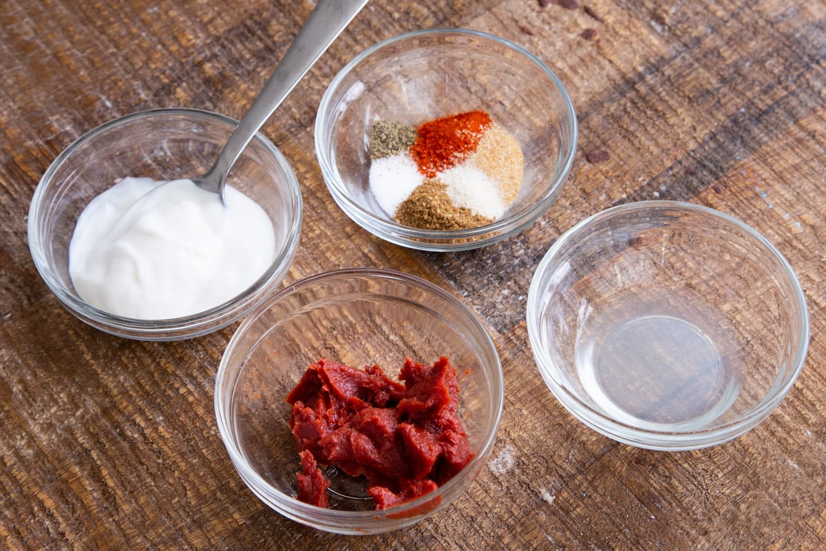 ingredients needed for making vegan pasta salad dressing