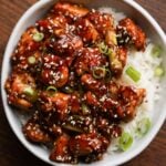 teriyaki tofu over rice